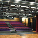 Stage lighting and retractable seating