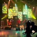 Filming live music in a TV studio