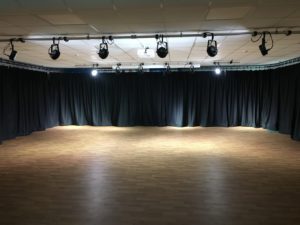 Drama Studio Stage Curtain Installation